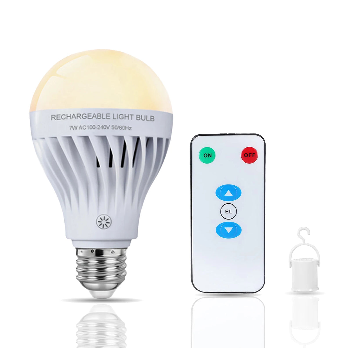Smart E27 Rechargeable LED Emergency Bulb with IR Remote, Wireless Home Outdoor & Camping Light
