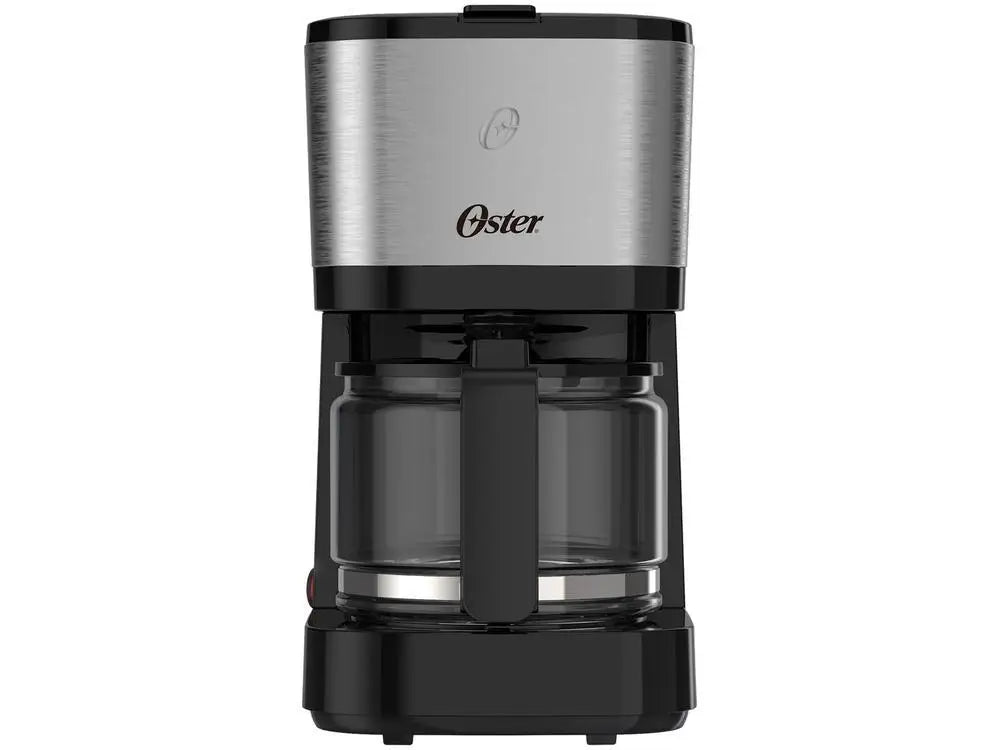 Compact 19-Cup Electric Coffee Maker with Glass Carafe & Reusable Filter - 110V