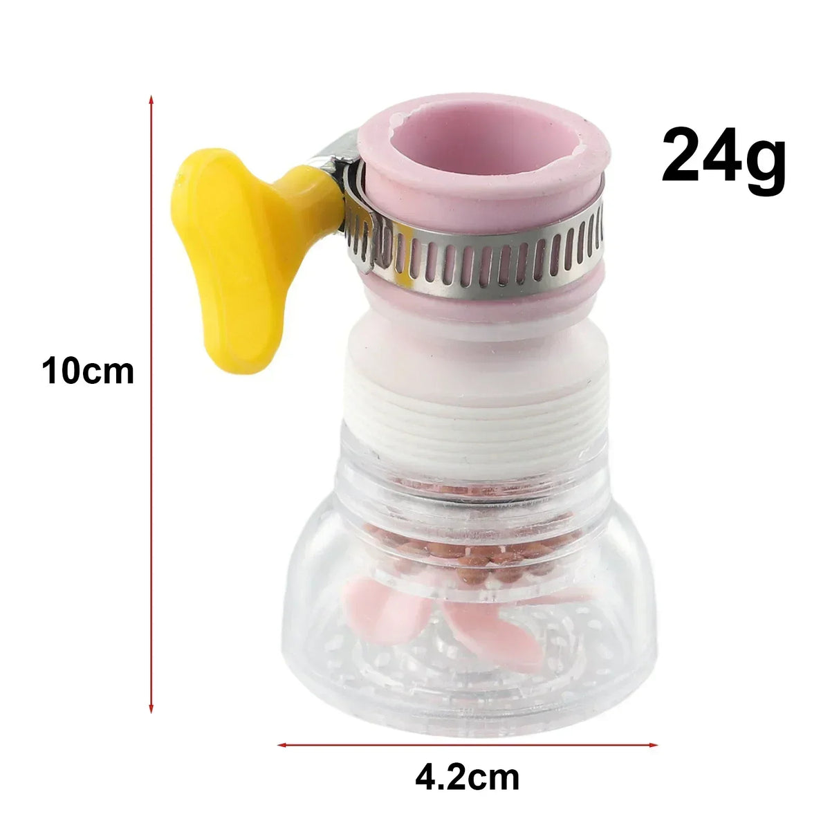 Universal Faucet Aerator & Water Filter Nozzle – 360° Rotating Kitchen & Bathroom Tap Foamer, Fits 16–22mm (0.63–0.87 in) Taps, Water-Saving