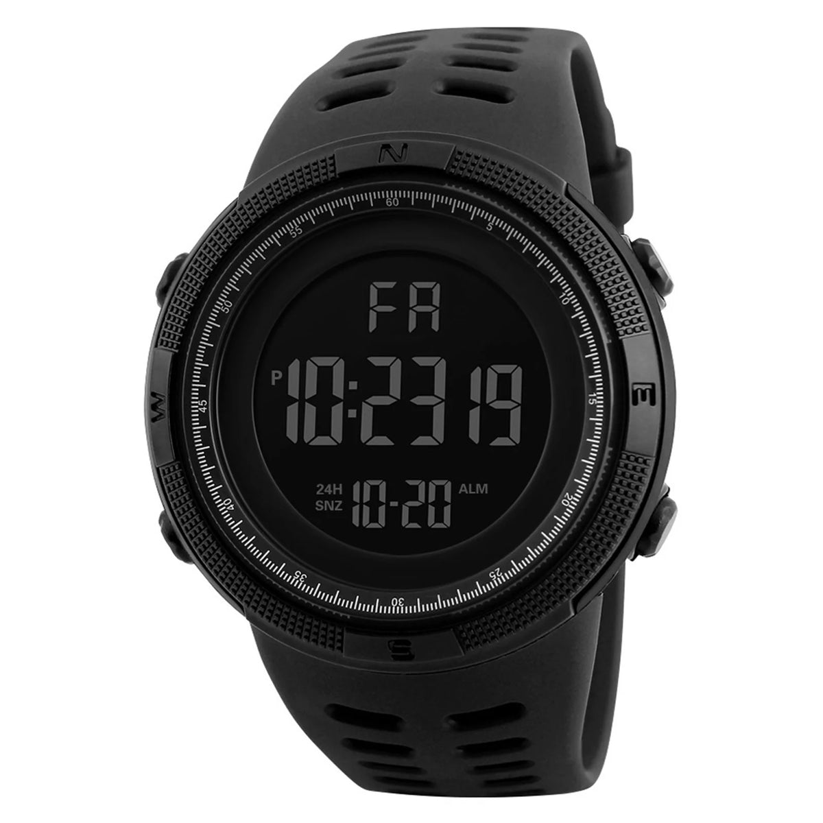Men's Digital Sports Watch Waterproof Luminous Stopwatch Alarm for Running Climbing Fishing