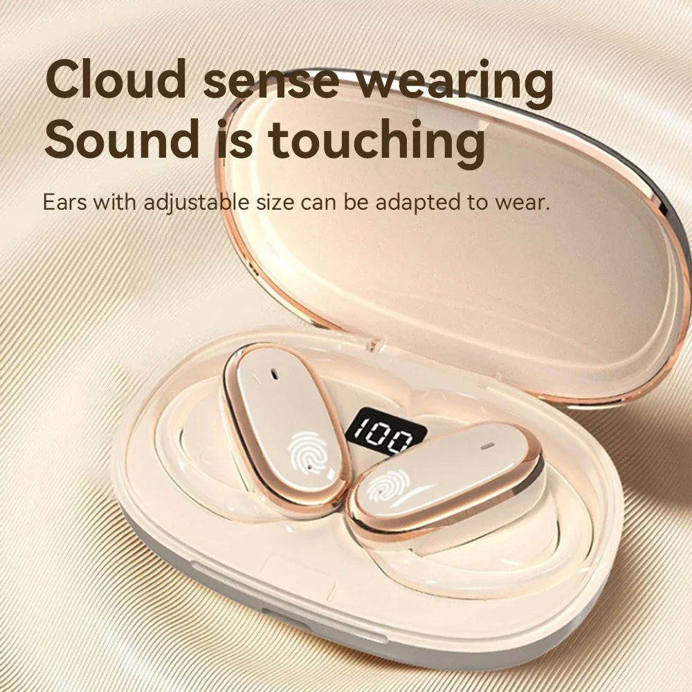 Bluetooth 5.3 True Wireless Earbuds with LED Display, ANC, Touch Controls, Waterproof Hi‑Fi Stereo Headset with Mic & Charging Case