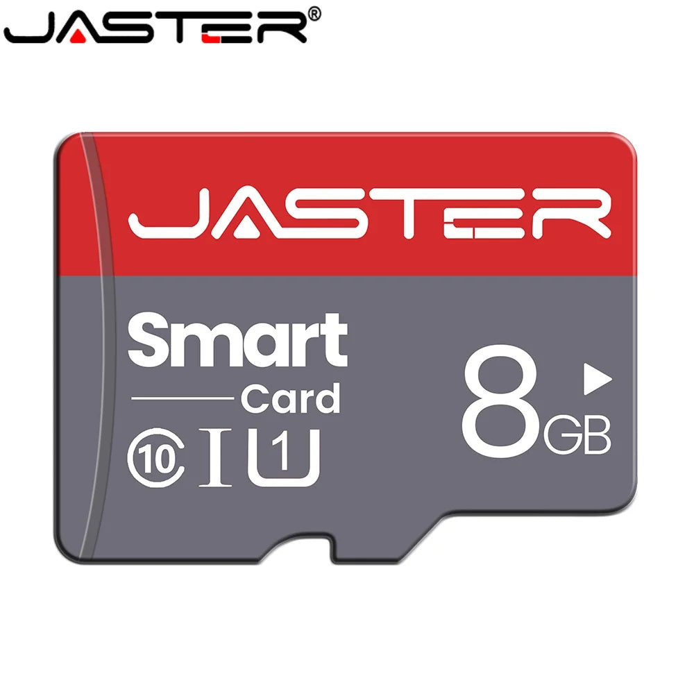 High-Speed microSD Card 4GB–256GB with SD Adapter, Class 10 U3 V10 A1 for Smartphone Camera Tablet