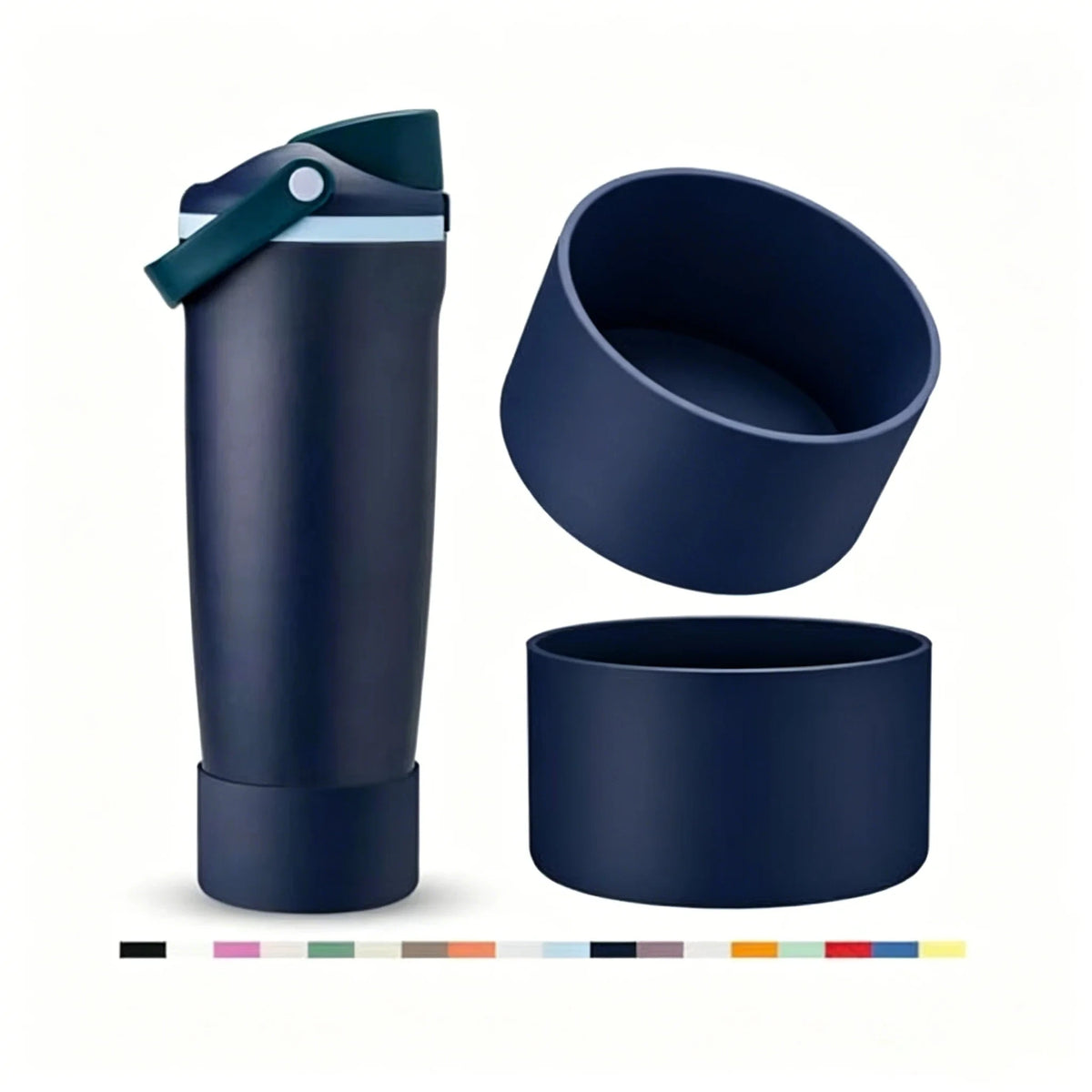 Silicone Bottom Boot Protector for Straw Tumblers — Fits 19oz/20oz (562/591ml), 24oz (710ml), 30oz (887ml), 40oz (1183ml)
