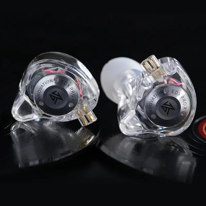 Dynamic Drive In-Ear Wired Earphones - HiFi Bass DJ Monitor Earbuds with Detachable 2-Pin Cable, 3.5mm