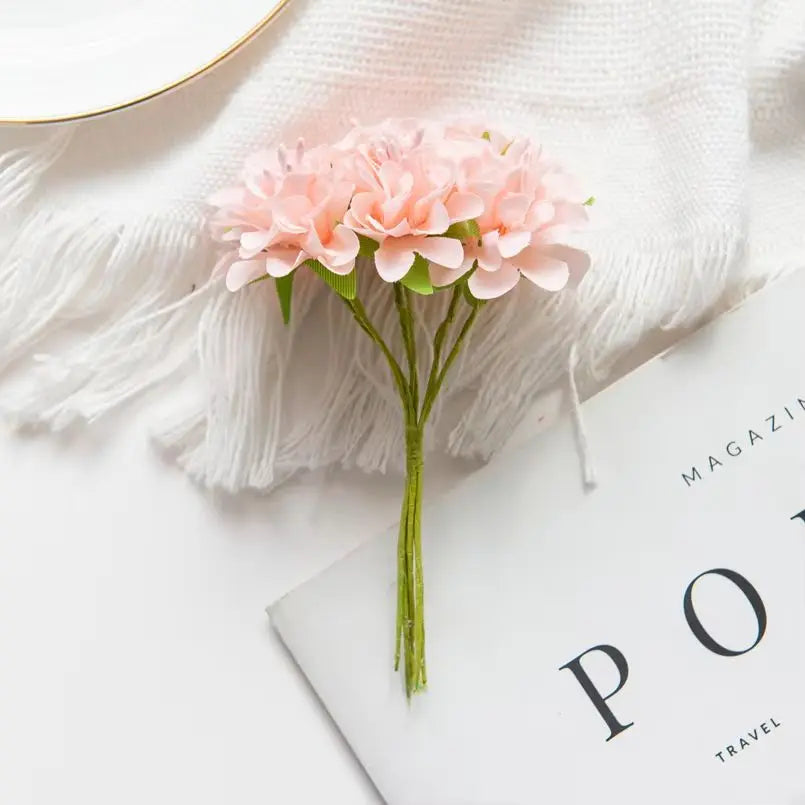 18-Pack Silk Artificial Flower Stamens for Wedding Party Home Decor Bouquets Wreaths Crafts