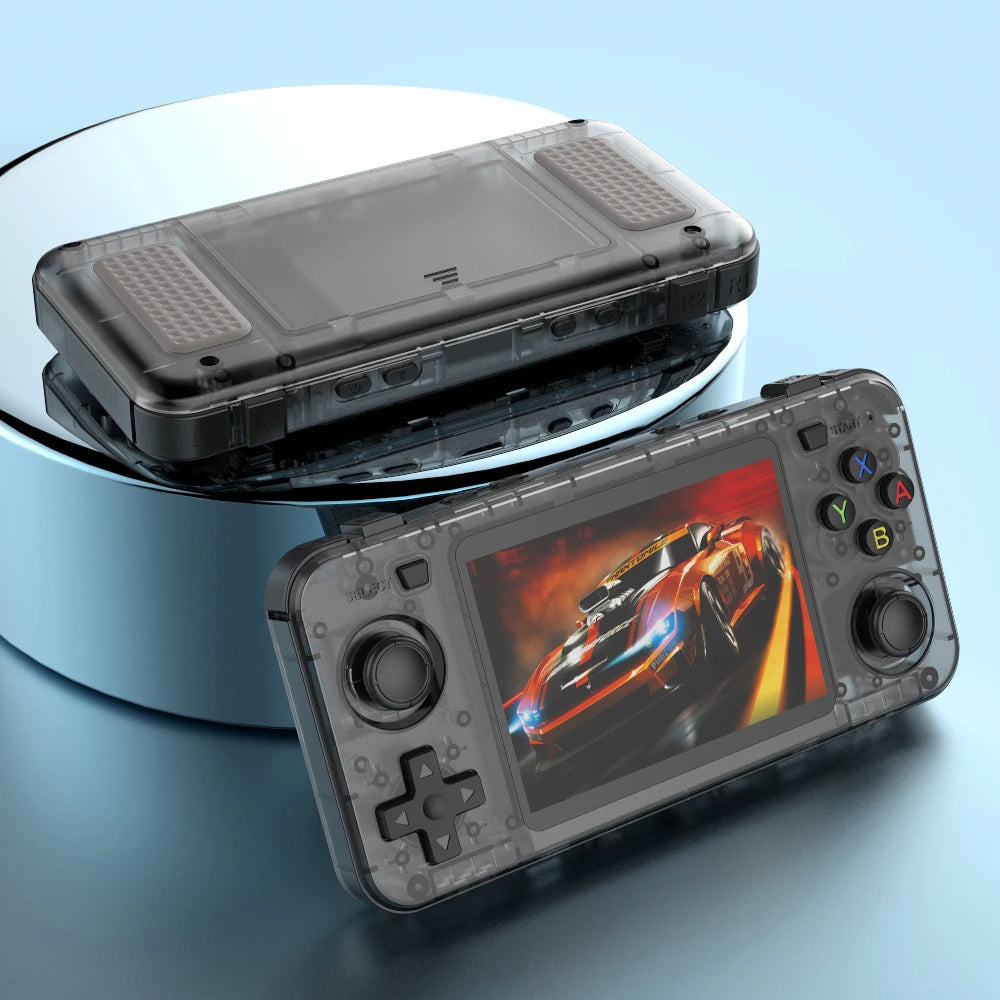 Portable Retro Handheld Game Console – Open-Source Pocket Player, 3.5-inch (8.9 cm) Display, 64GB/128GB, 10,000+ Games, Kids Gift
