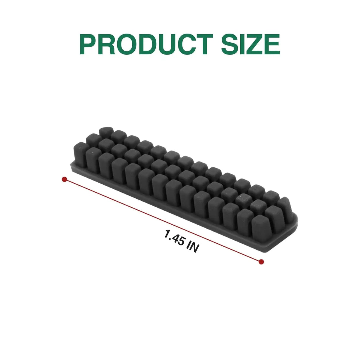 3D Printer Nozzle Cleaning Kit – Silicone Nozzle Brushes with Mounting Bracket (3-Pack)