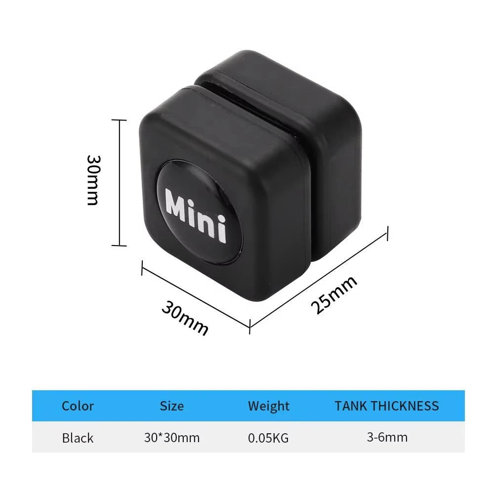 Mini Square Magnetic Aquarium Glass Cleaner Scratch-Resistant Brush for Small Fish Tanks