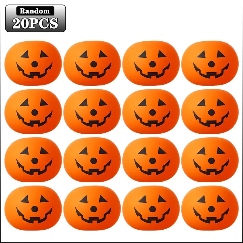 Halloween LED Light-Up Balloons Glowing Party Balloons for Haunted House, Home & Festival Decorations