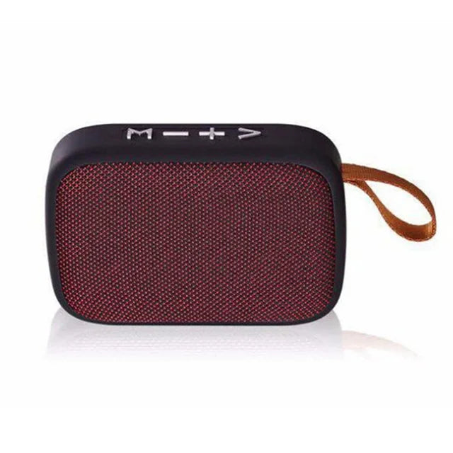 Portable Fabric Bluetooth Speaker Waterproof Rechargeable TF Card FM Radio 3W 4.65 x 3.07 x 1.54 in (118 x 78 x 39 mm)
