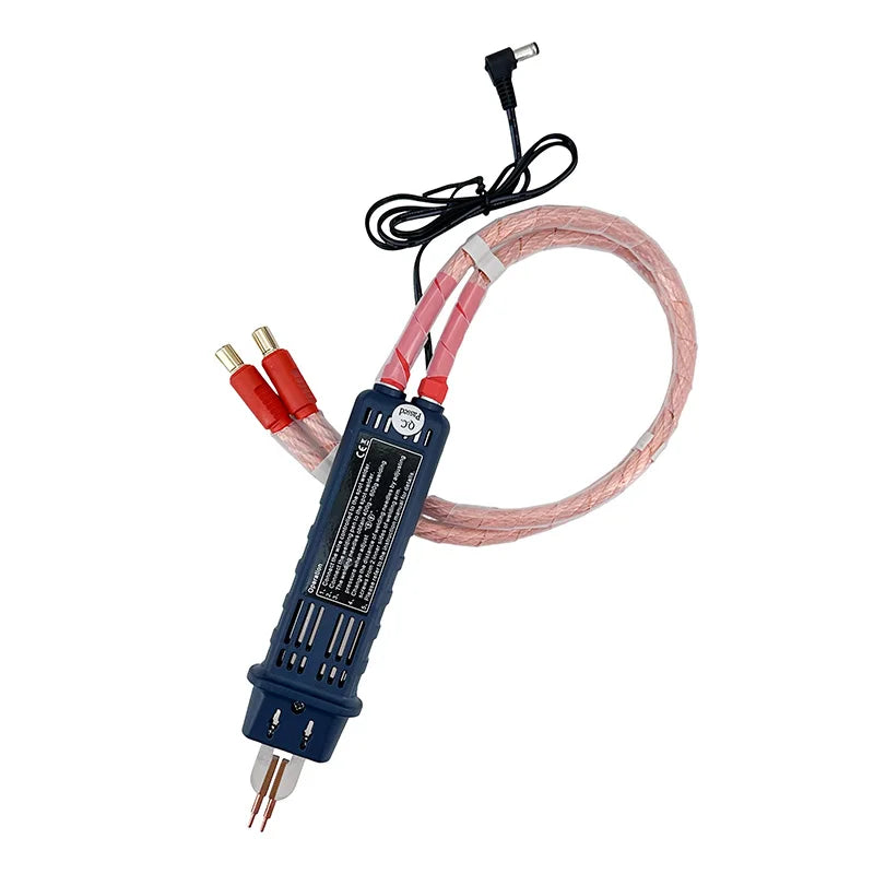 O-Type Spot Welding Pen for 18650/21700/32700 Battery Packs — 25 mm² Square Copper Cable