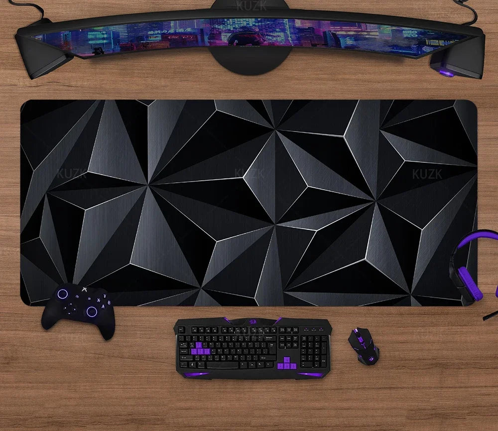 Large Gaming Mouse Pad Desk Mat XL Extended Keyboard & Mouse Pad — 30x80 / 40x90 / 50x100 cm (11.8x31.5, 15.7x35.4, 19.7x39.4 in)