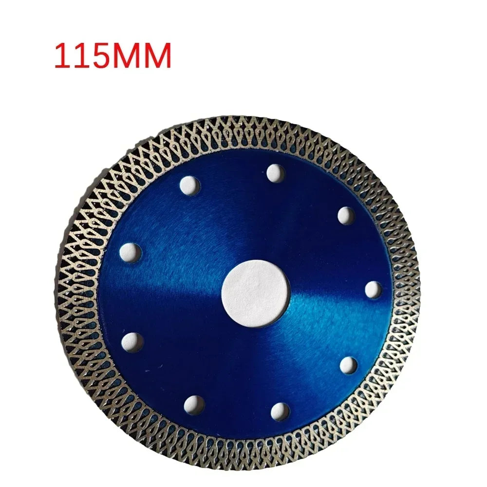 Turbo Diamond Saw Blade 105/115/125 mm (4-1/8, 4-1/2, 5 in) for Granite Marble Porcelain Tile - Angle Grinder Cutting Disc