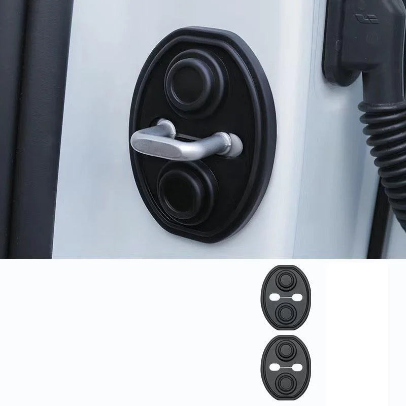 Car Door Silicone Shockproof Pads - 2/4 Pack Door Closing Mute Shock Absorber Cushions