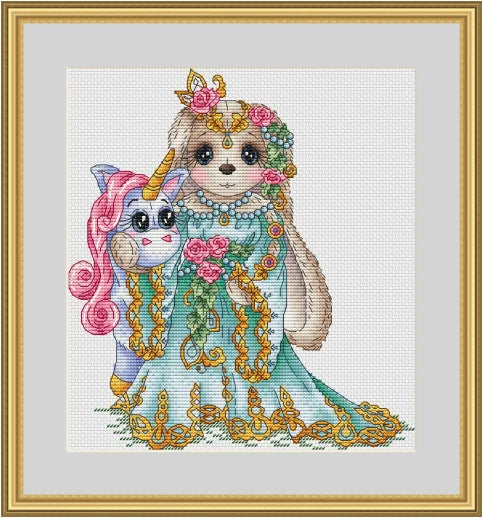 Counted Cross Stitch Kit – Christmas Needlework DIY Decoration