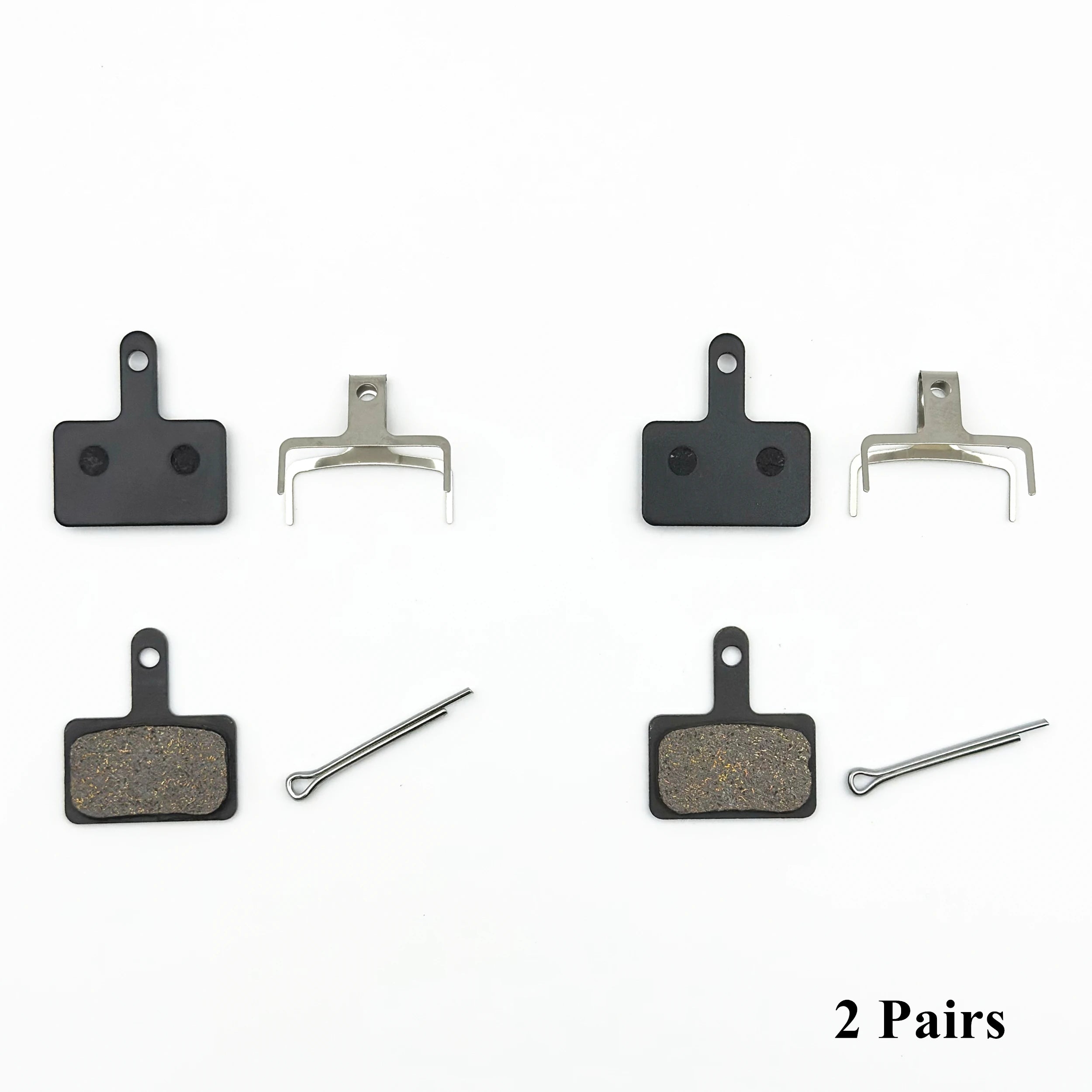2/4/12-Pair Hydraulic Disc Brake Pads for Mountain Bikes — Resin, Semi-Metal & Ceramic Options