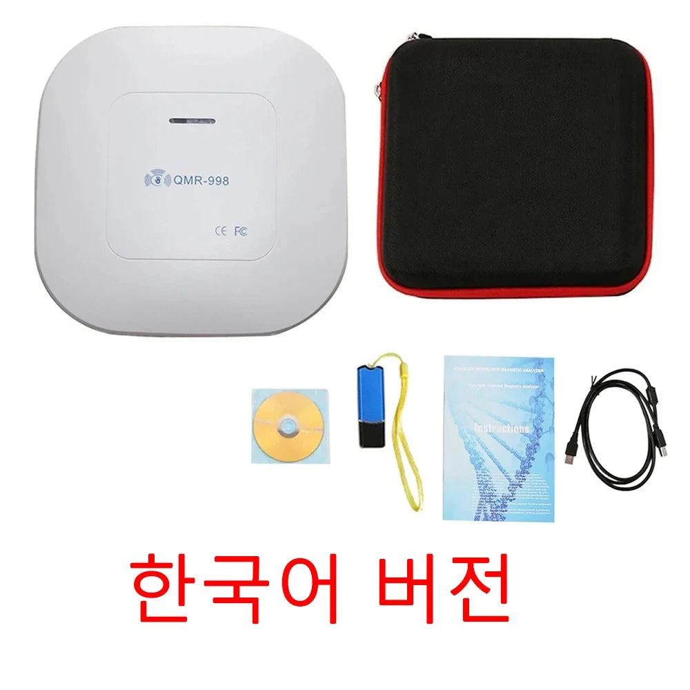 Quantum Magnetic Resonance Body Health Analyzer — Hand-Touch Diagnostic Device, Multi-Language, Up to 54 Reports