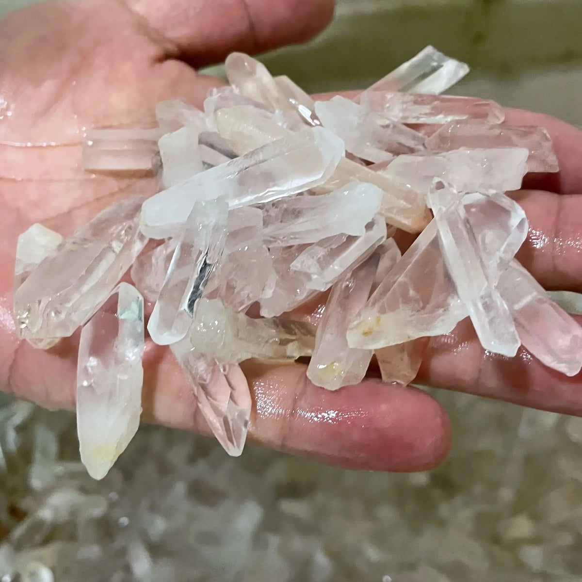 Bulk 1kg (1000g) Natural Clear Quartz Point Raw Crystal - Healing Energy Stone for Home Decor & Feng Shui