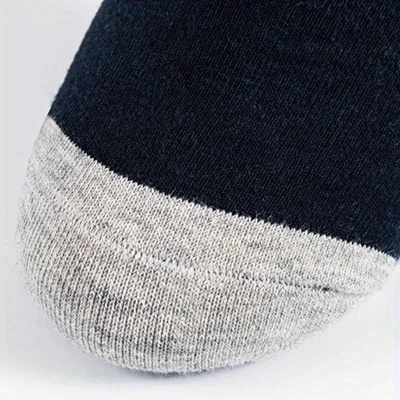10/20/30-Pack Men's Color Block Boat Socks - Breathable Low-Cut Ankle Socks for Sneakers