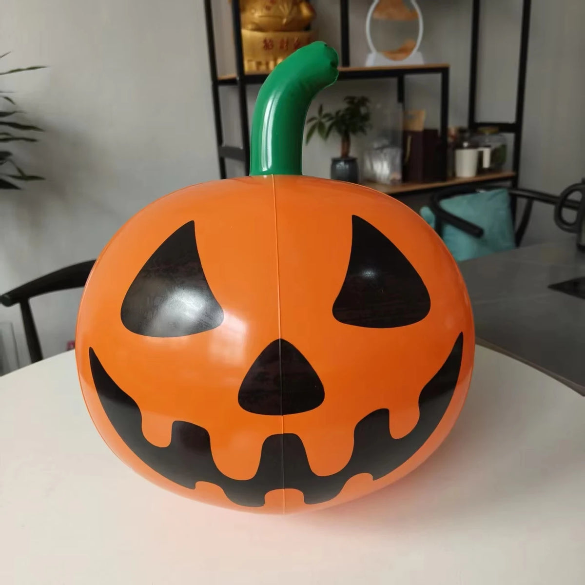 Halloween Inflatable Decor Set 39.4 in (100 cm) Pumpkin Ghost Bone Party Decorations