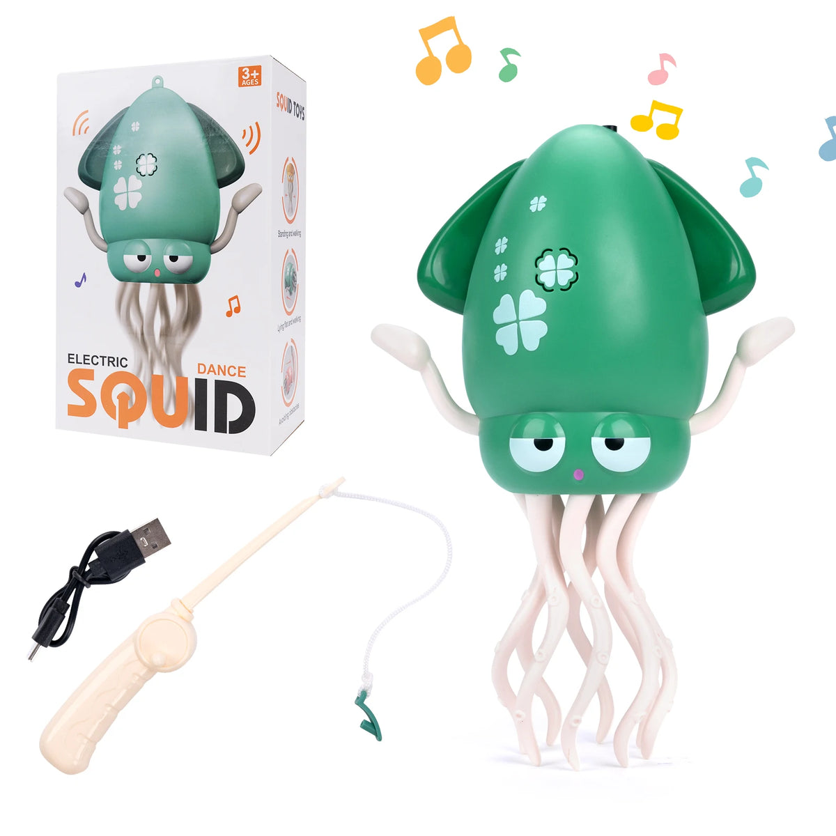 Baby & Toddler Electronic Pet Toys - Dancing Octopus, Musical Penguin & Duck | Interactive Crawling Tummy Time Toy