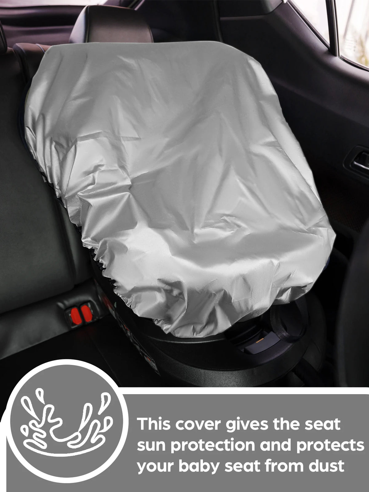 Universal Baby Car Seat Sun Shade Cover for UV Protection, view 2