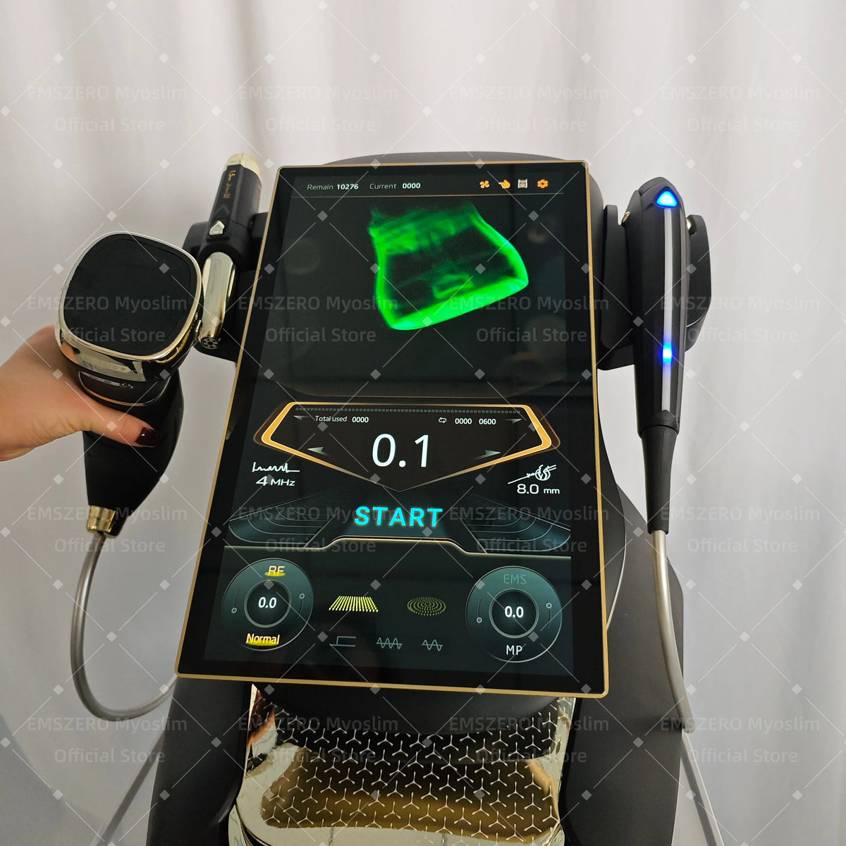 360° Full-Layer 3-in-1 Ultrasound RF EMS Beauty Machine, Non-Invasive Facial Lifting, Slimming & Body Contouring for Salon and Home