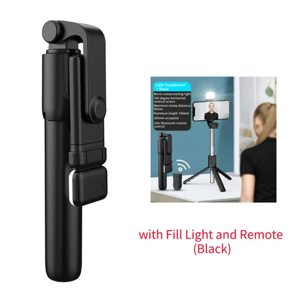 Bluetooth Selfie Stick with Remote Shutter – Telescopic Stainless Steel Phone Monopod, Folded 185 mm (7.3 in) / Extended 740 mm (29.1 in)