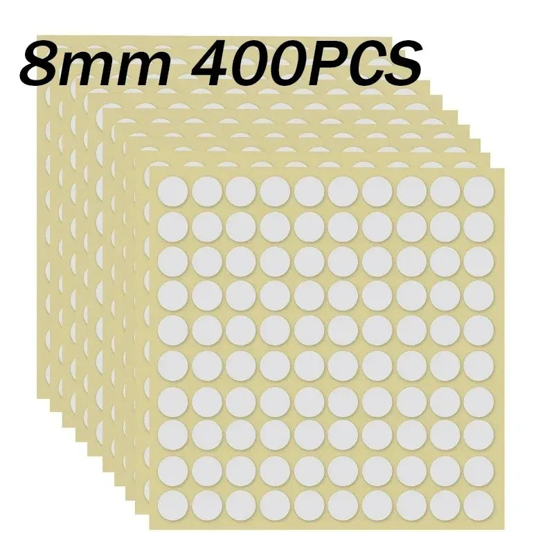 100/200/300/400 PCS Candle Wick Stickers - Heat Resistant Double-Sided Foam Adhesive Dots for DIY Candle Making