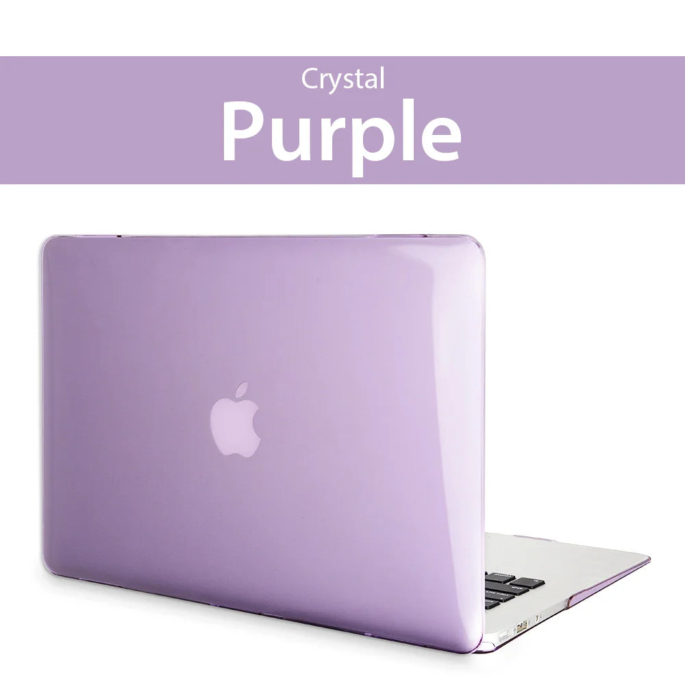 Glitter Hard Shell Laptop Case for MacBook Air & Pro 13/14/15/16 Inch (33–41 cm) Clear Sparkle Protective Sleeve