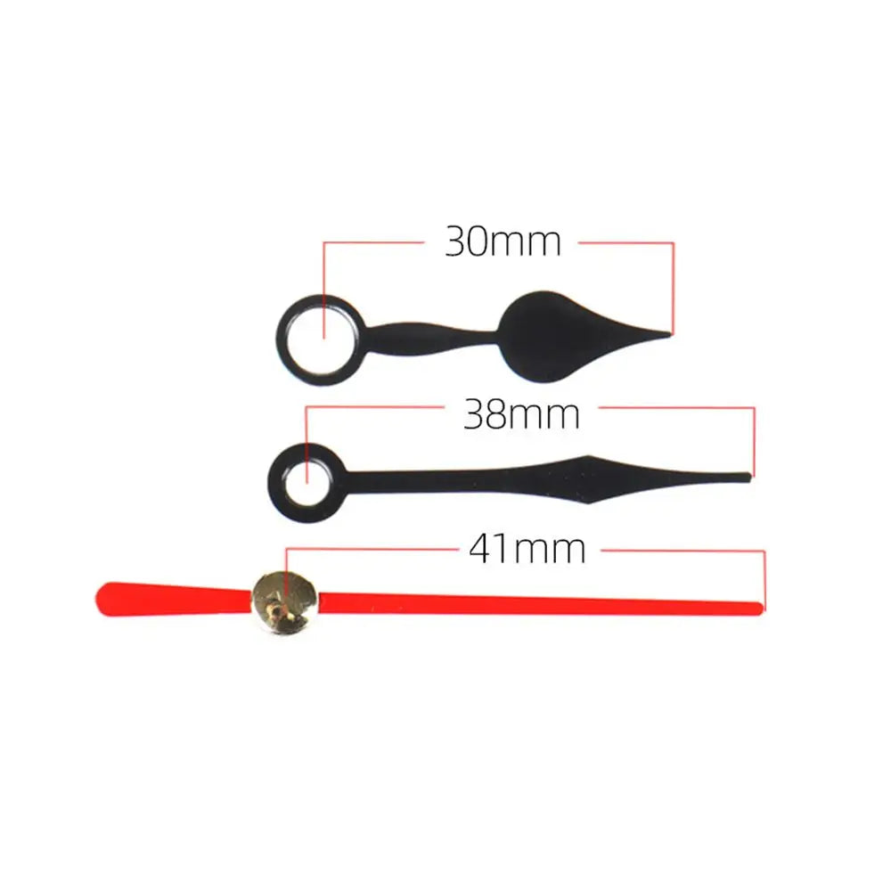 Silent Sweep Quartz Clock Movement Mechanism – 56mm (2.20 in) DIY Wall Clock Repair Kit, Shaft 12mm / 18.5mm (0.47 / 0.73 in)