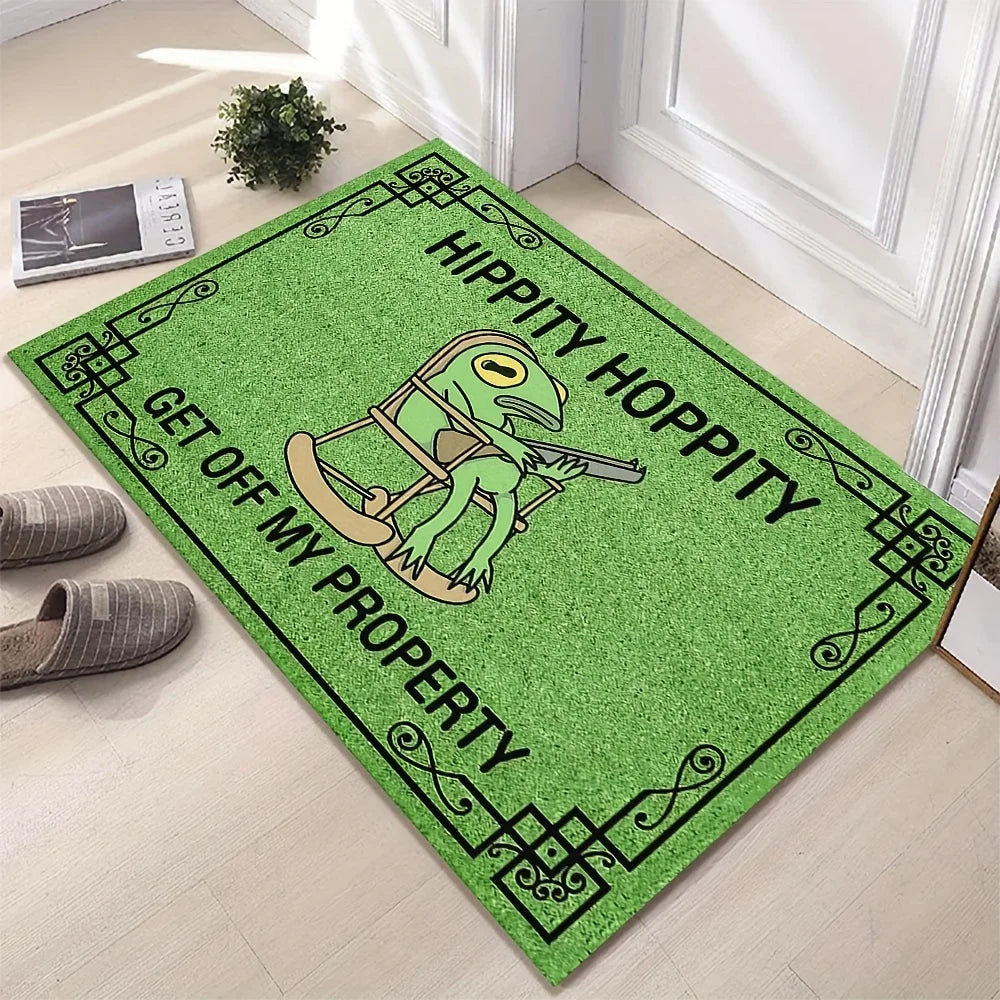 Leisure Frog Doormat Green – Lightweight Indoor/Outdoor Welcome Mat for Entryway, Bedroom & Living Room