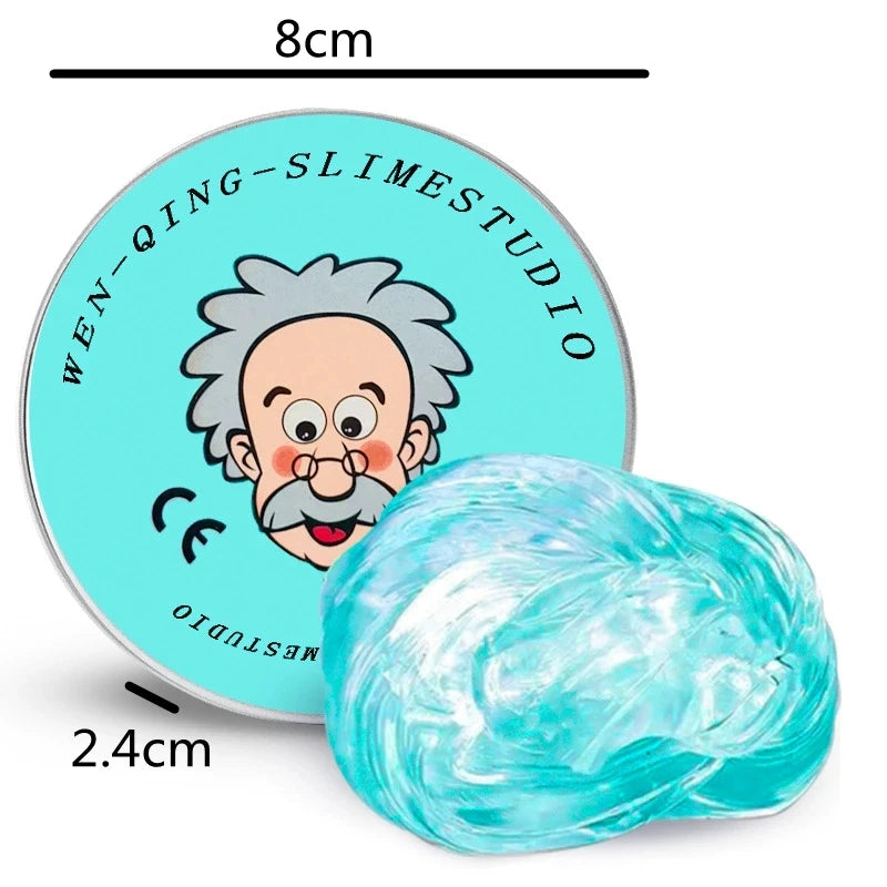 Reusable Liquid Crystal Putty Bouncy Slime Set DIY Stress Relief Handgum Playdough