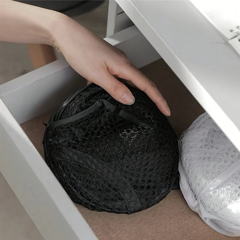 Collapsible Pop-Up Mesh Laundry Hamper – Portable Foldable Clothes Basket for Home, Dorm & Travel