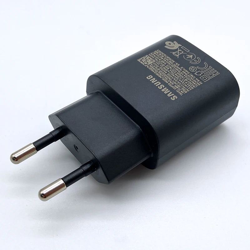 25W Super Fast USB-C Charger Adapter with 100cm (39.4 in) USB-C Cable — USB-PD & Adaptive Fast Charge, EU Plug