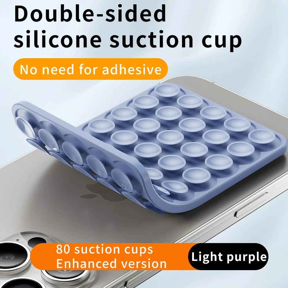 Double-Sided Silicone Suction Cup Phone Mount – Universal Anti-Slip Car Dashboard & Windshield Holder