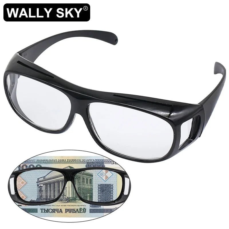 2X Presbyopic Reading Magnifier Glasses - Lightweight Magnifying Eyeglasses for Elderly Reading Books, Newspapers & Maps