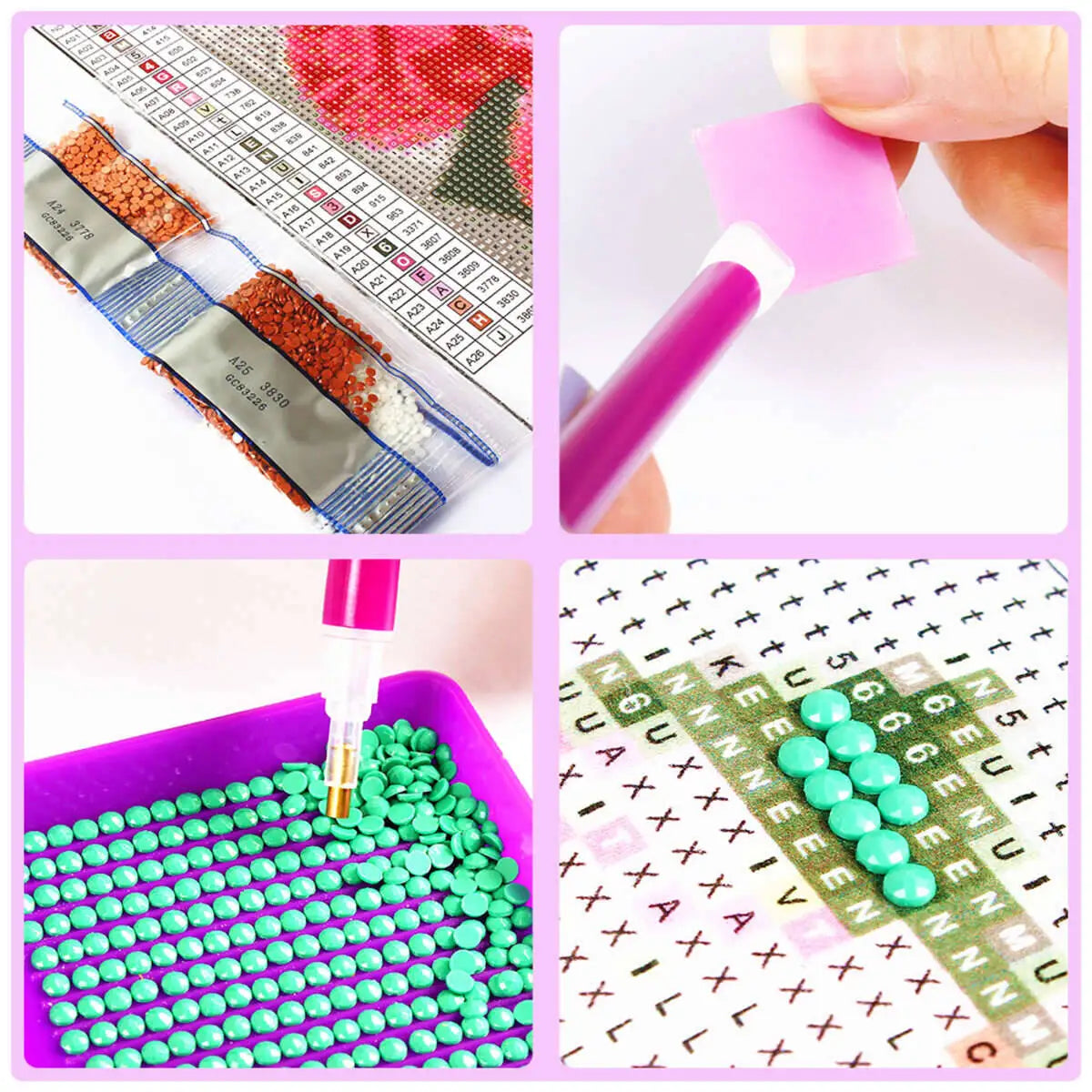 Diamond Mosaic DIY Kit – Full Drill Landscape Diamond Painting 30 x 40 cm (11.8 x 15.7 in) Square & Round Rhinestones Embroidery Home Decor