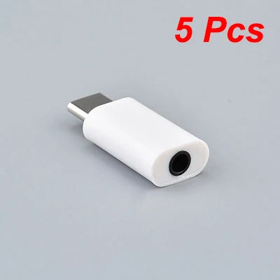 USB-C to 3.5mm Headphone Adapter – Type-C Male to 3.5mm Female Audio Converter for Phones & Tablets