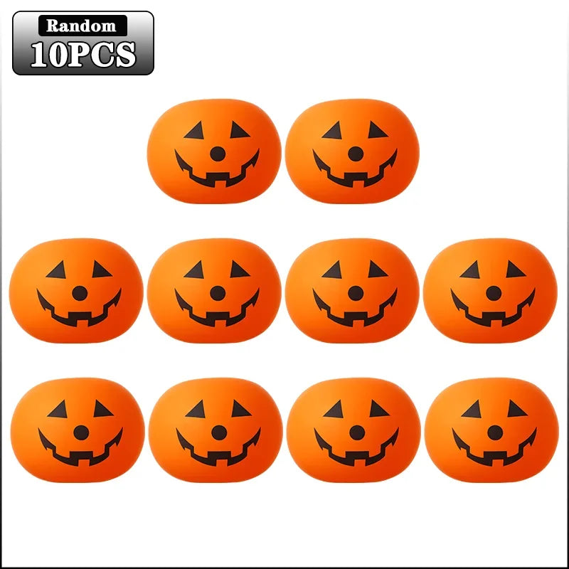 Halloween LED Light-Up Balloons Glowing Party Balloons for Haunted House, Home & Festival Decorations
