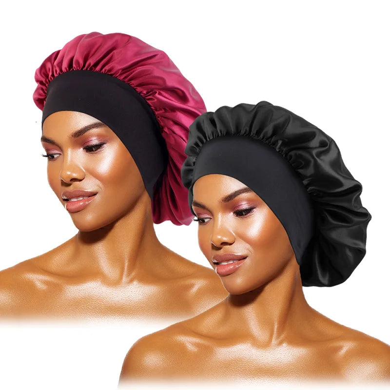 Satin Bandana Headscarf - One Size Fits Most Adults, Lightweight Fashion Headwrap (28 Colors)