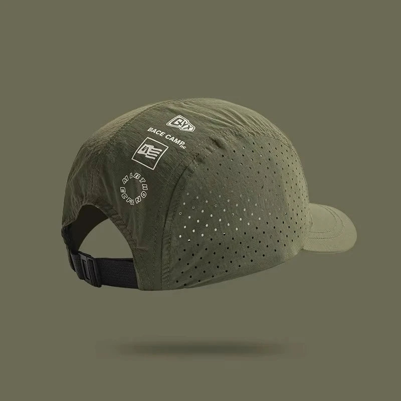 Breathable Unisex Baseball Cap Adjustable (56-60 cm / 22–23.6 in) Quick-Dry Sun Protection Hat for Hiking Golf Camping