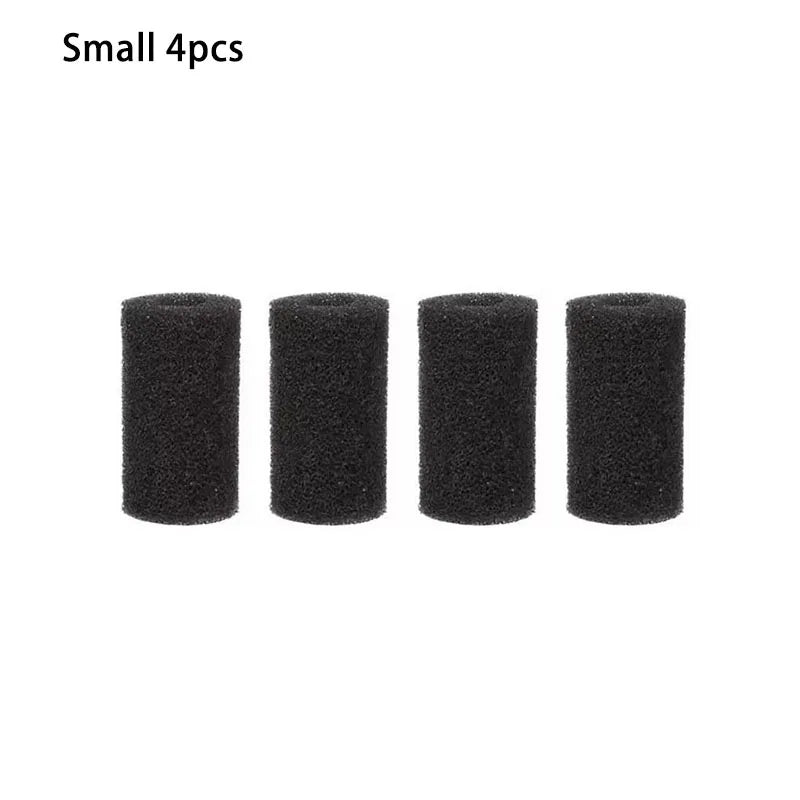 Aquarium Filter Sponge 4/8-Pack, Pre-Filter Inlet Cartridge for Fish Tank - Shrimp-Safe