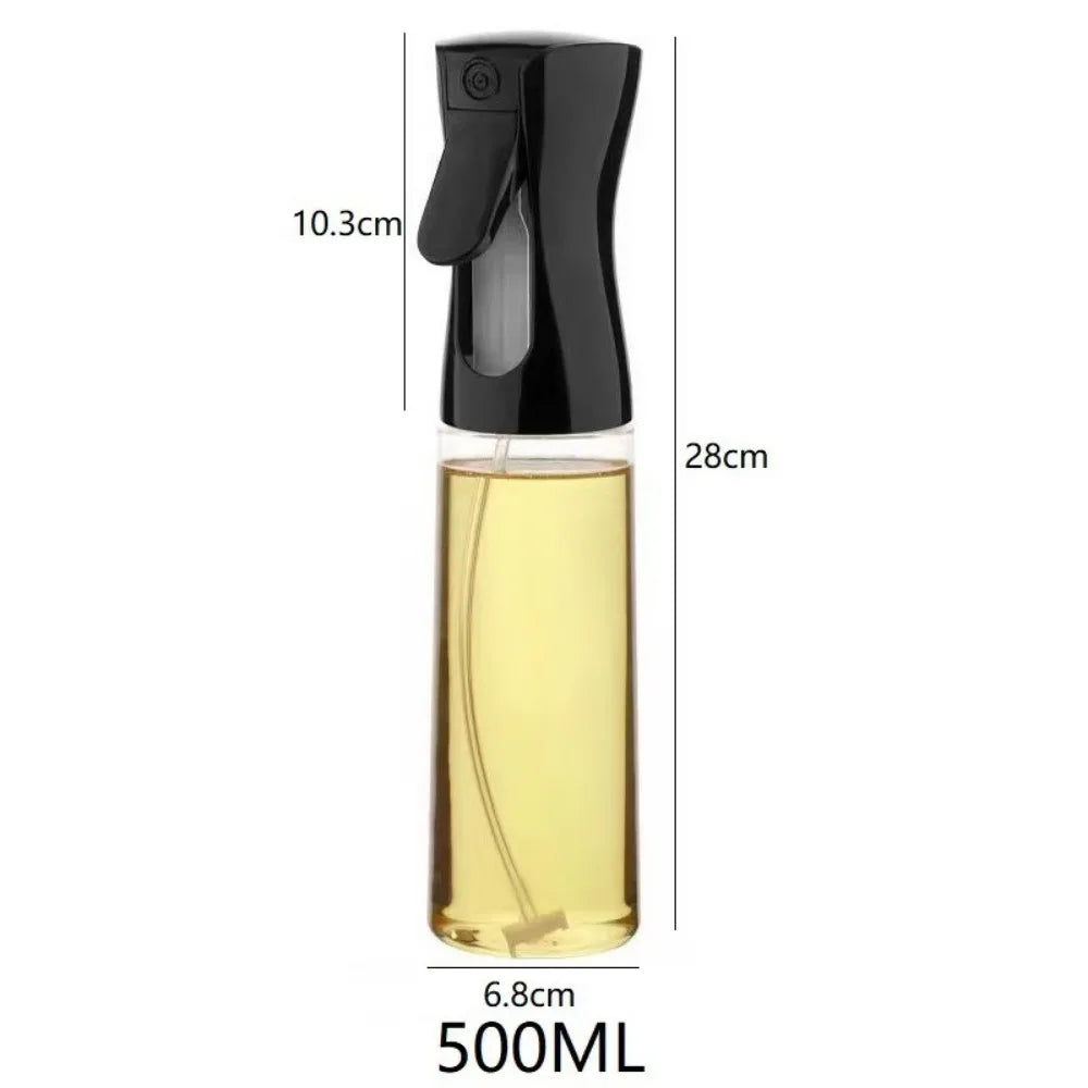 Olive Oil Spray Bottle for Cooking Reusable Food-Grade Oil & Vinegar Mister 200/300/500ml (6.8/10.1/16.9 fl oz)