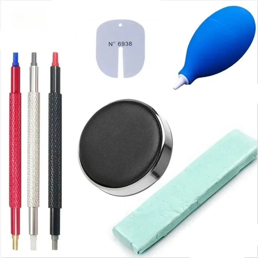 Watch Repair Kit – Rubber Air Blower, Protector Pads, Needle Tool & Cleaning Brush for Watch Care