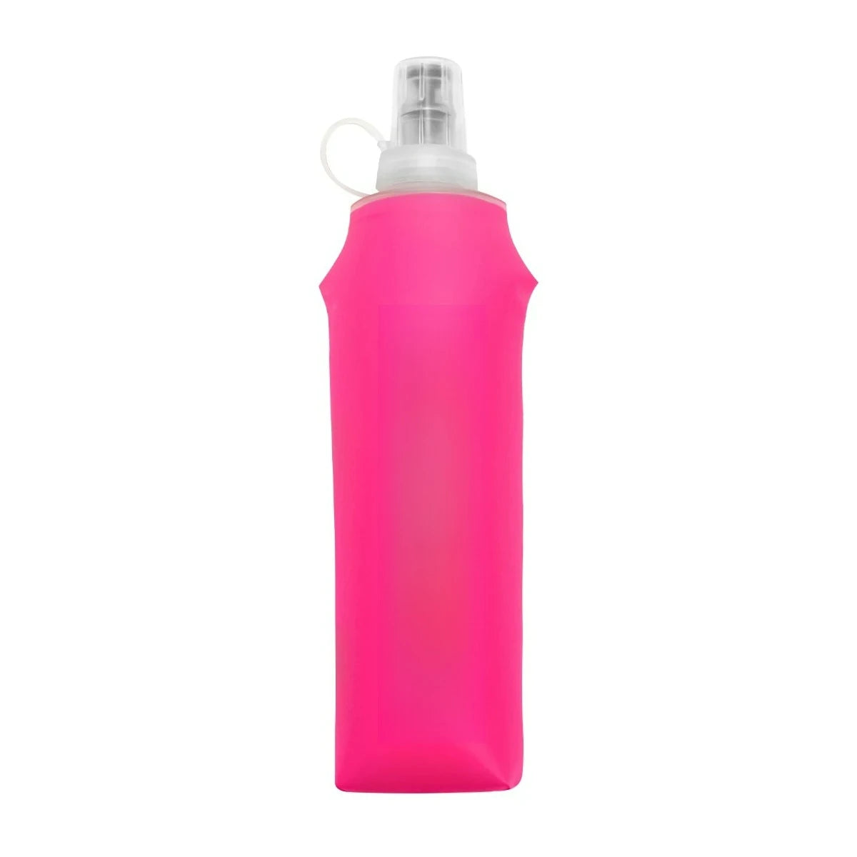 150ml/250ml/500ml (5oz/8.5oz/17oz) Collapsible Silicone Water Bottle with Bite Valve - Portable for Running Camping Hiking Travel