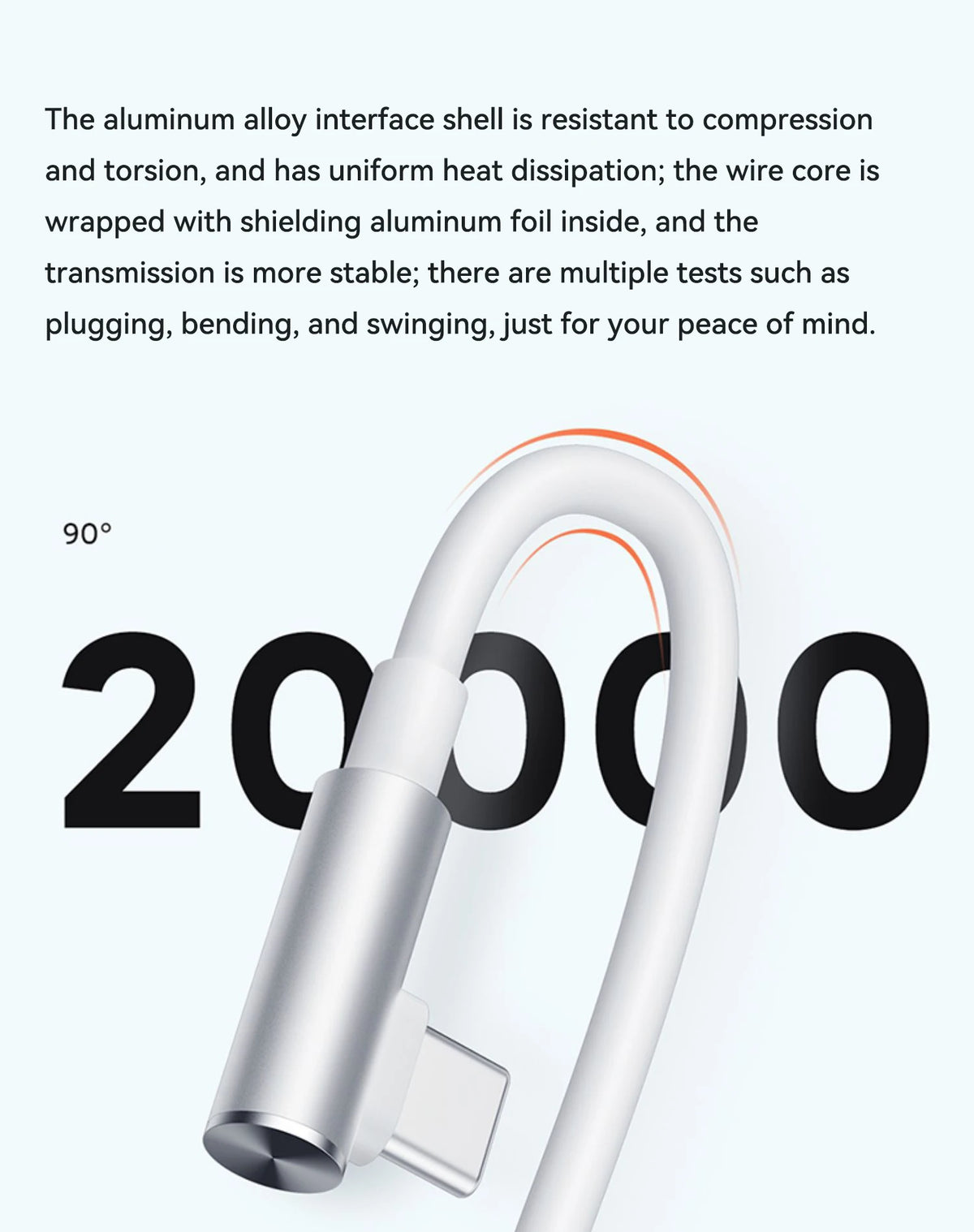 120W 6A Fast USB-A to USB-C Charging Cable — Elbow Gaming Quick Charge for 14/13/12/11 Pro/Ultra/Lite & Note 12 Phones