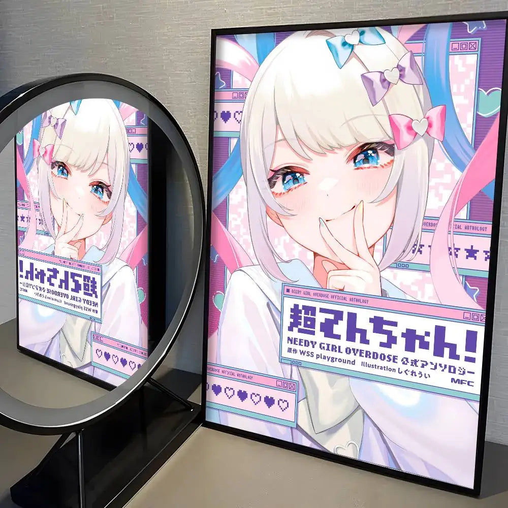 Anime Needys Girl Overdose Poster - Premium Print Wall Art for Room & Bar Decor