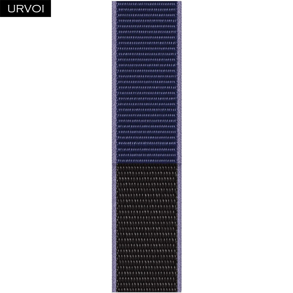 Nylon Sport Loop Band for Apple Watch — Breathable Hook & Loop Fastener — Fits 42/44/45/46/49mm