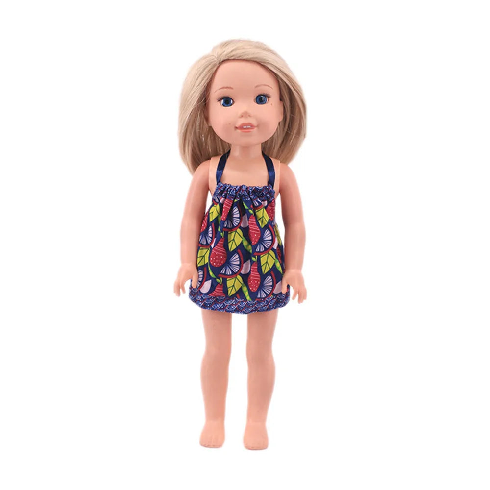Fashion Doll Dress & Accessories Set for 14.5-Inch (36.8 cm) and 32–34 cm (12.6–13.4 in) 1/6 Scale Dolls